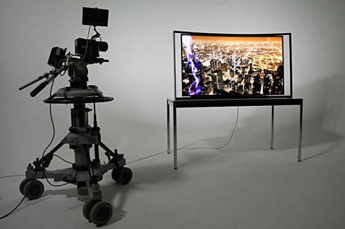 Samsung OLED 55S9C und Red Epic-M an Pressekonferenz (2013-0828-44)