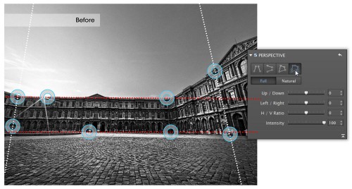  DxO-ViewPoint 2 screen 8-Punkt-Keystoning