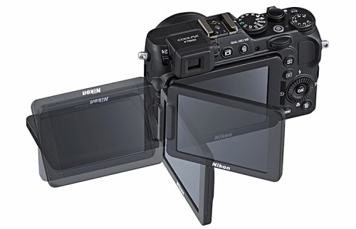 Nikon P7800 LCD-Stellungen