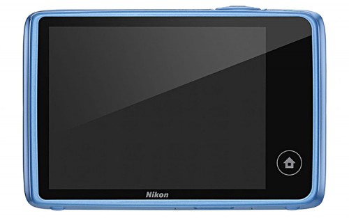 Nikon S02 blue Rückseite