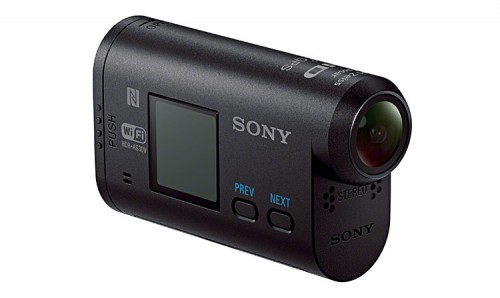 Sony AS30V rechte Seite und Objektiv