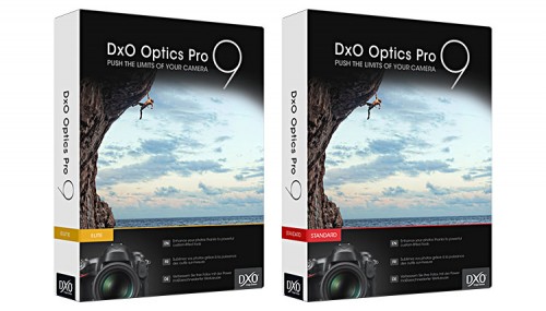 DxO Optics Pro 9 Elite Standard Boxen