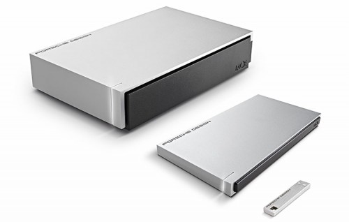 LaCie Festplatten P9233_P9223-Slim und USB-Stick