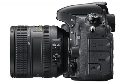Nikon D610 mit 24-85mm linke Seite
