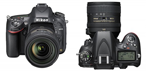 Nikon D610 mit 24-85mm top front