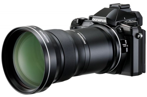 Olympus STYLUS-1 mit TCON-17x