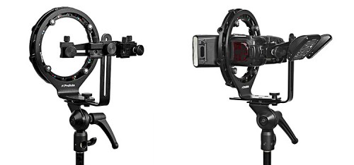 Profoto RFi Speedlight Speedring ohne und mit Blitz