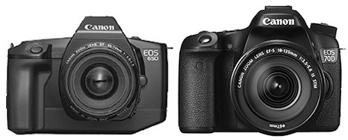 Canon EOS650 und EOS 70D