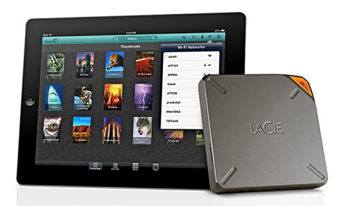 LaCie Fuel mit iPad