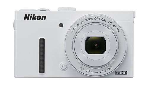 Nikon Coolpix P340 weiss frontal