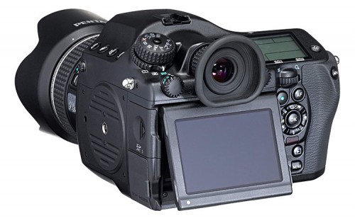 Pentax 645D 2014 hinten LCD