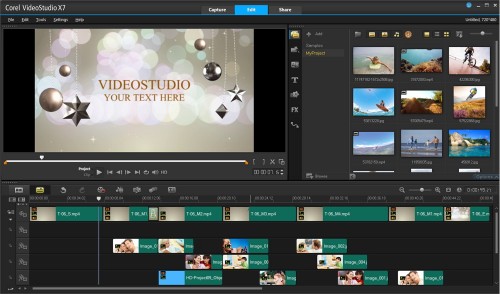 Corel VideoStudio Pro X7 Projekt-Vorlagen