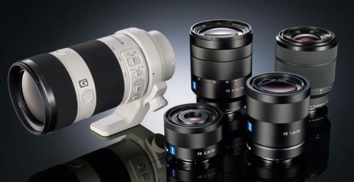 Sony_E-Mount-Objektive_Gruppe
