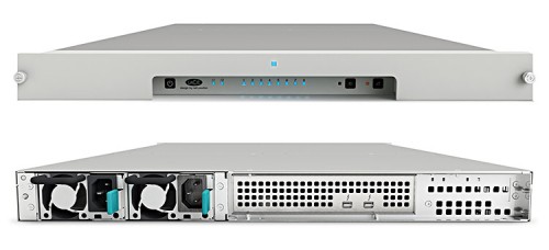 LaCie 8big Rack Front- (oben) und Rückseite