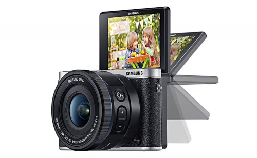 Samsung NX3000 black LCD flip