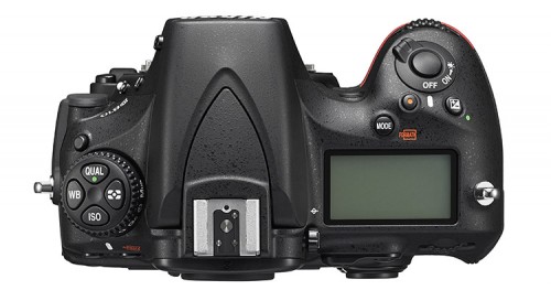 Nikon D810 top