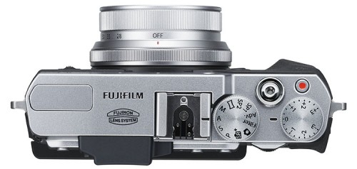 Fuji X30 silbern Top