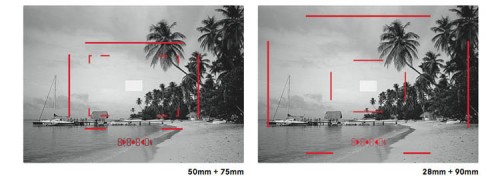 Leica M-P Bildfeldwahl