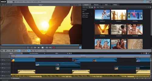Magix Video deluxe 2015 Classic Screen