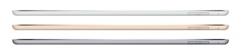 Apple iPadAir2 2014 in drei Farben