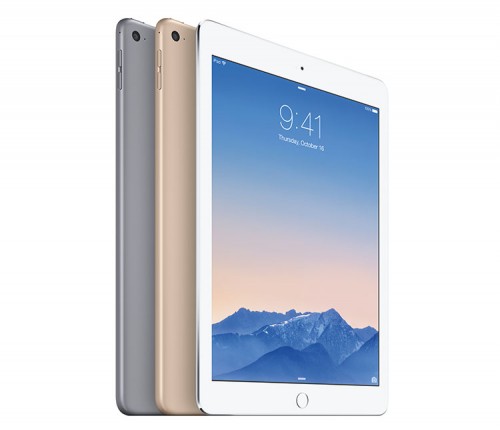 Apple iPad Air2 Farbvarianten und Lockscreen