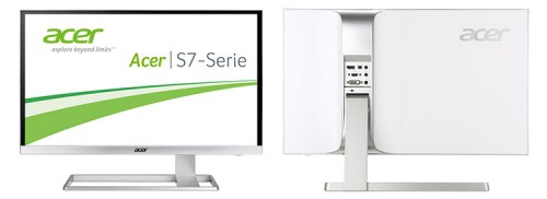 Acer S277HK vorne hinten