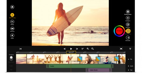 Magix Movie Edit Touch 2 Main GUI