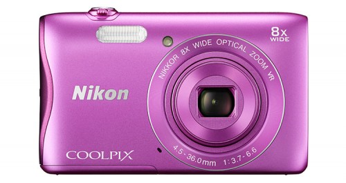 Nikon Coolpix S3700 pink front