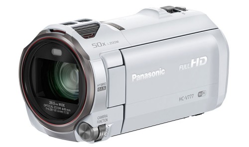 Panasonic Camcorder V777 weissslant