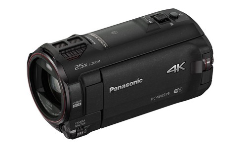 Panasonic Camcorder WX979 slant2