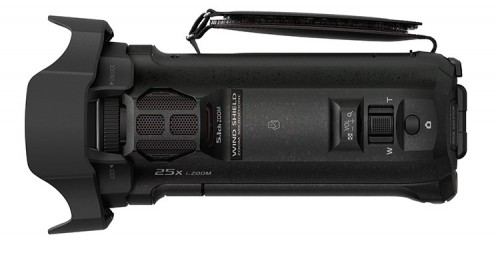 Panasonic Camcorder WX979 Oberseite