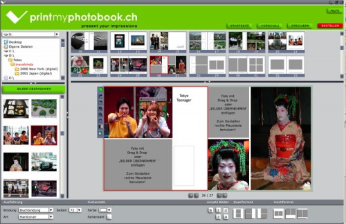 printmyphotobook.ch Screenshot 2005-11