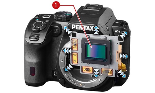 Pentax K-S2 beweglicher Sensor