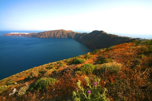 Santorini caldera