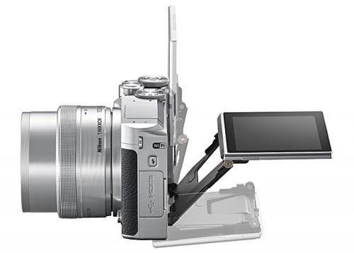 Nikon1 J5 mit 10-30mm PD LCD Positionen
