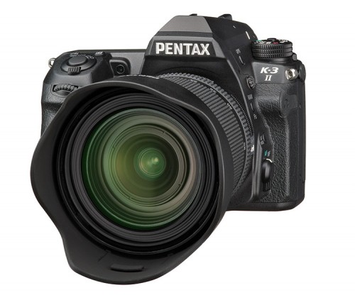 Pentax K-3-II frontal 34