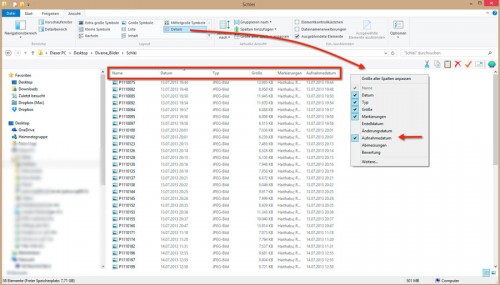 Bilderarchivierung_SortierungWindows