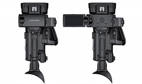 Sony HXR-NX100 Oberseite 2x