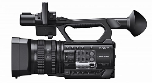 Sony HXR-NX100 Seite links