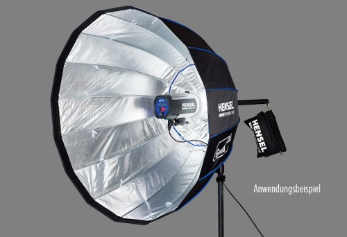 Hensel Grand 120 mit Bounce-Adapter