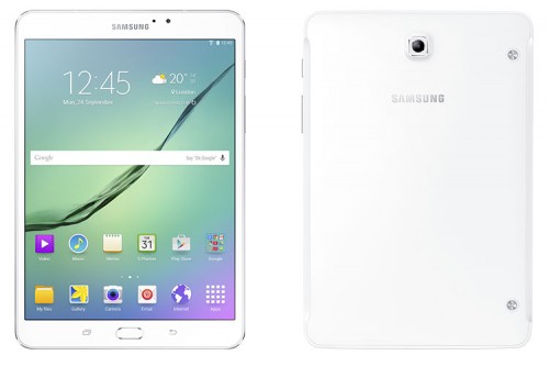 Samsung Tab S2 8 (SM-T710) weiss vorn-hinten