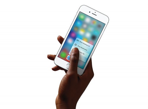 Apple iPhone6s Hand-SafariQuickAction
