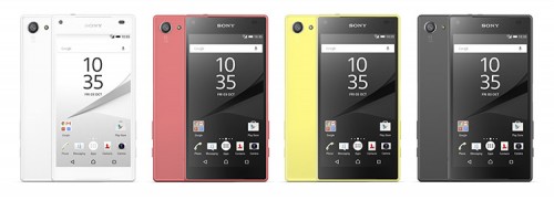 Sony Xperia Z5 Compact Colour Range