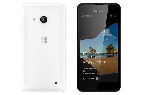 Microsoft Lumia 550 hinten und vorne