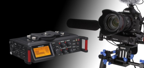 Tascam DR-701D mit DSLR