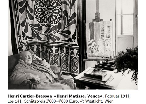 Westlicht 141 Henri Cartier-Bresson Matisse