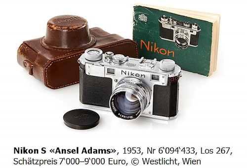 Westlicht 267 Nikon S Ansel Adams