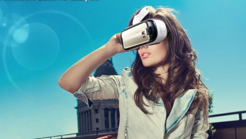 Samsung Gear VR girl