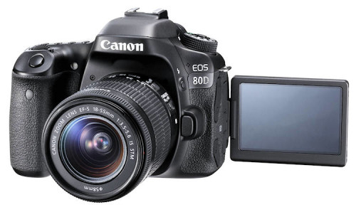 Canon EOS 80D LCD Open