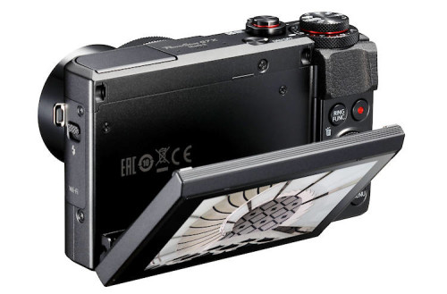 Canon PowerShot G7 X Mark II Screen Down